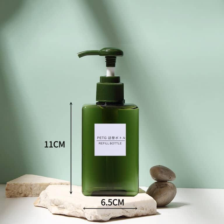 Flat bottle dark green 280ml