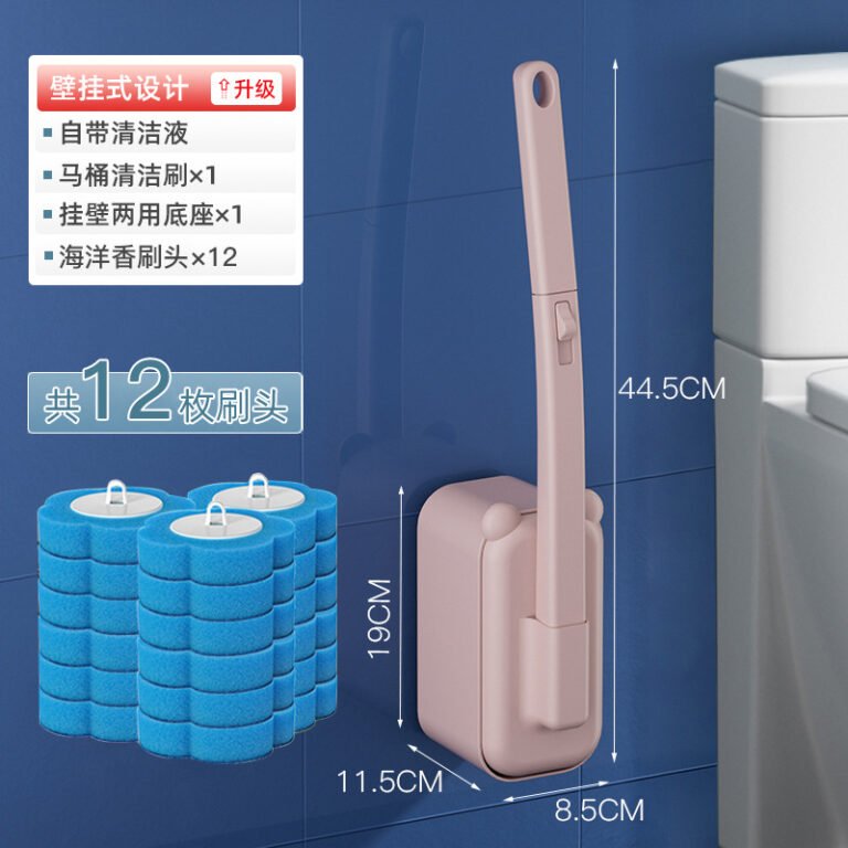 Toilet Brush + 12 Brush Heads "Ocean Fragrance"